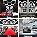 MODERN 11 Hexagon LED Garage Light, Ultra-Bright 6500K Natural White, 11 Grids for Garage, Mall, Shop, and Auto Detailing.