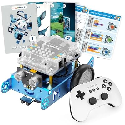 Makeblock Bundle of mBot Robot Kit with Scratch Coding Box + Wireless Bluetooth Remote Controller