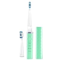 Vista 2 de Pop Sonic Cepillo de dientes USB Charge Anywhere (verde) - Cepillo de dientes recargable con hasta 40,000 trazos de cepillo/Minuto-Cerdas de nailon