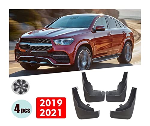 Guardabarros protectores para Benz GLE Class Coupe W167 que evitan salpicaduras y daños 3
