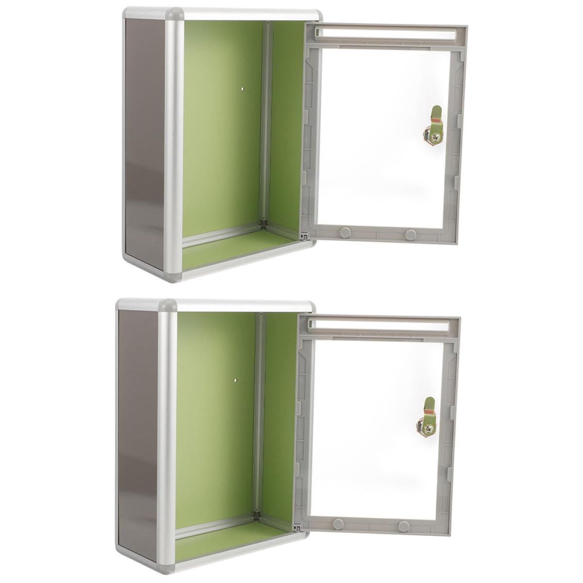 Boîte aux lettres murale Artibetter en alliage d'aluminium durable et rigide