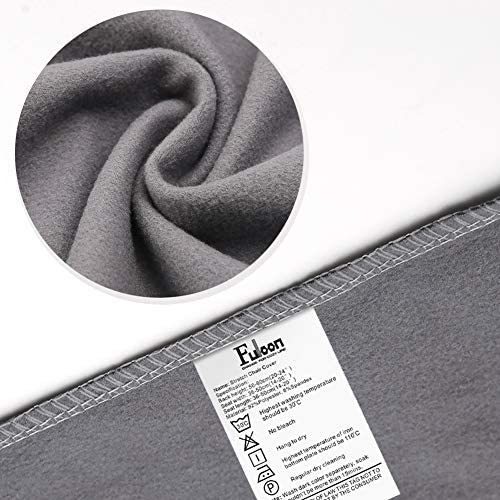 Fuloon Dining Chair Covers, Pu Leather Chair Slipcover Solid Waterproof And Oilproof Stretch Dining Chair Protector Coverr (6 Sets, Gray) #TOP6