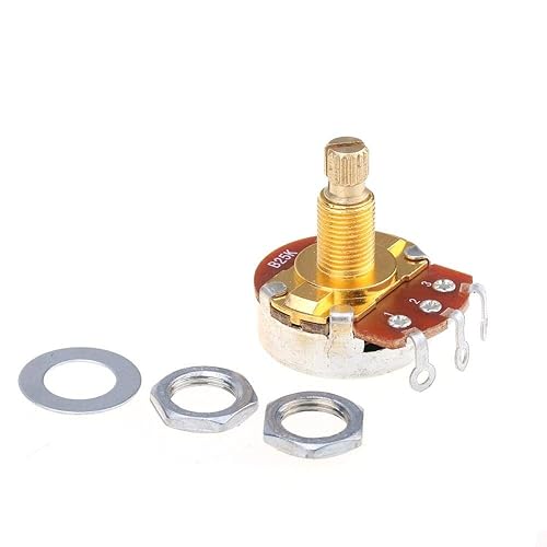 Miniatura 3 de Guitar Parts Pro - Potenciómetros lineales de control de tamaño métrico completo para guitarra (juego de 2)