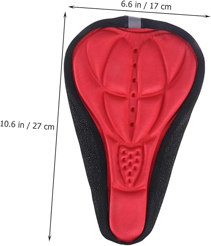 Miniatura 2 de BESPORTBLE Cojín acolchado para silla de montar de bicicleta para niños, asiento de gel acolchado para bicicleta