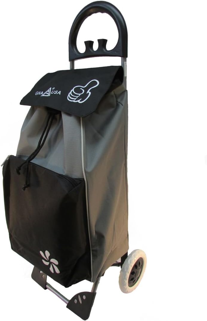 GNA Thumbs Up Shopping Trolley (w/Cooling Compartment), Grey