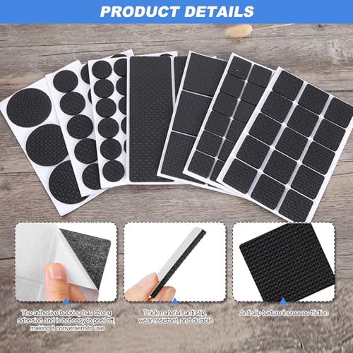 Anti Rutsch Pads Selbstklebend 96 STK Antirutsch Pads Gummi Möbel Antirutschpads Möbelstopper Sofa Füße Rutschhemmer Möbel Stopper