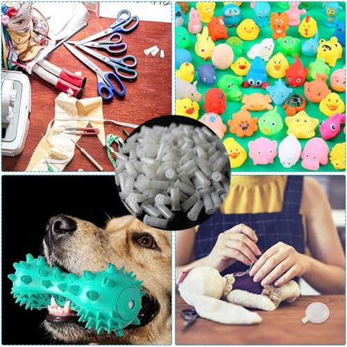 80 Stücke Spielzeug Noise Squeakers Quietscher, Quietscher Spielzeug Reparatur, Quietscher zum Einnähen, Quietscher Reparatur Quietscher für Hund Haustier Spielzeug Reparatur Schuhe Pfeife (3 Größe)