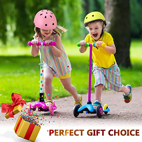 4 Pack Kids Helmet Toddler Bike Skateboard Helmets Adjustable Kids Helmet Ages 3-8 Cpsc Certified Child Helmets For Boys Girls Skateboard Bicycle Scooter Cycling Riding Sports Safety #TOP5