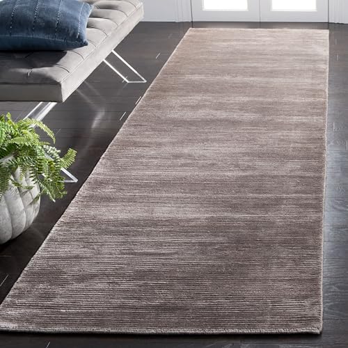 SAFAVIEH Mirage Collection Runner Rug - 10' Runner, Graphite, Contemporary Design, Ideal for High Traffic Areas in Hallway, Bathroom & Kitchen (MIR234R-310)
