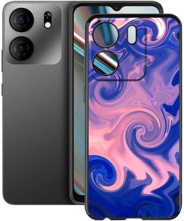 Vista 33 de Funda para BLU View 5 B160V (6.56 "), Carcasa protectora de silicona de grado militar para BLU View 5 B160V - Globo