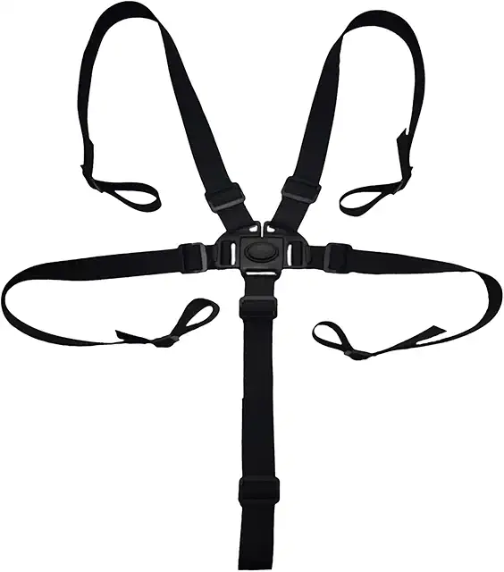 YANINEE 5-Punkt Verstellbarer Sicherheitsgurt für Tripp Trapp Hochstuhl