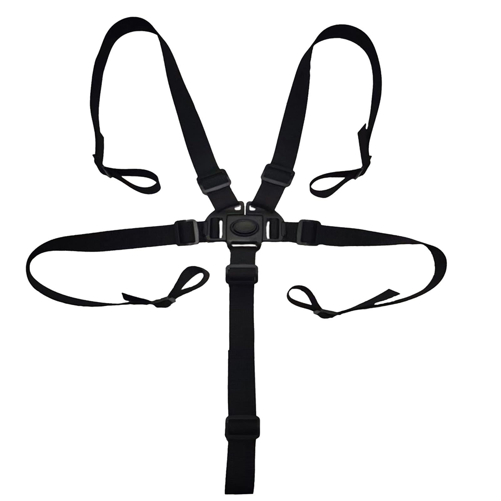 YANINEE 5 Punkt Verstellbare Sicherheitsgurt für Kinderwagen Tripp Trapp Gurt Hochstuhl