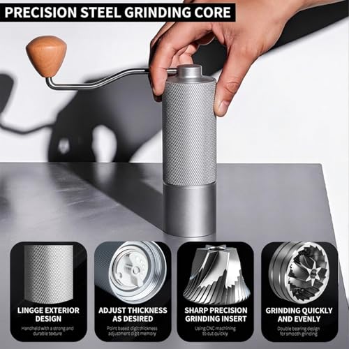 Agilive Stainless Steel Burr Grinder