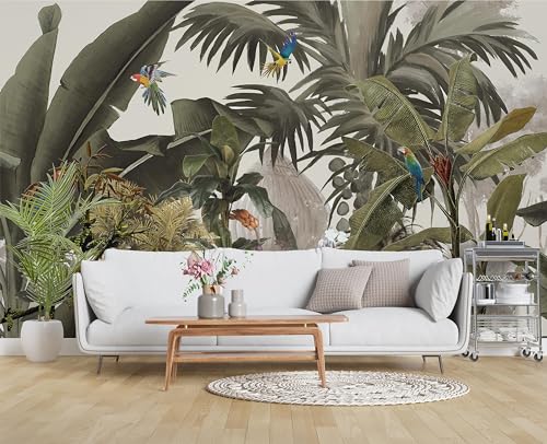 Naturempress Papel Pintado Pared 3D Papel Tapiz Jungla Tropical V...