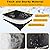 Pro Outdoor Faucet Covers for Winter Freeze Protection, Thicken 7.1" W x 8.7" H Outside Hose Bib Covers for Winter, Water Spigot Covers Insulated for Winter Waterproof Reusable (Blalck-2PCS)