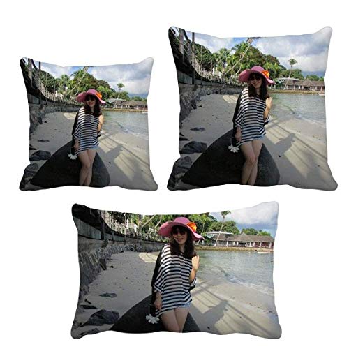 Coussin Plage Cocotier Ellie Yao : Solution Déco Confortable pour Canapé Affaissé - 2