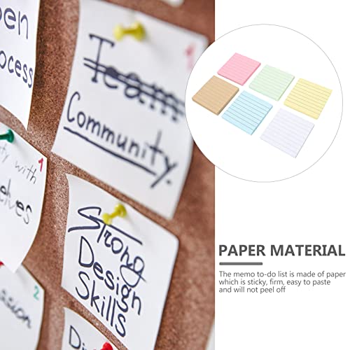 NUOBESTY Forrado 7. 5X7. 5 Auto- Almofada Colorida Destacável para a Reunião da Escola Em Casa Do Es