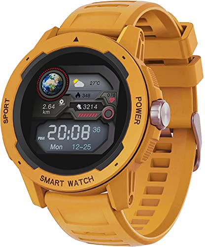 findtime Reloj inteligente deportivo para hombre, resistente al agua, IP68, resistente al agua, podómetro, control de música, monitor de sueño, presión arterial, pulsómetro, rastreador de fitness para findtime Reloj inteligente deportivo para hombre, resistente al agua, IP68, resistente al agua, podómetro, control de música, monitor de sueño, presión arterial, pulsómetro, rastreador de fitness para