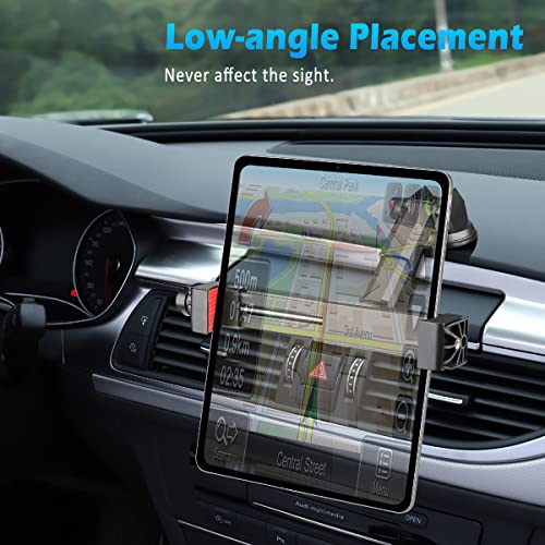 zeadio Car Phone Holder Mount, Adjustable Long arm car Phone Holder Mount with Smartphone Tablet Tripod Mount Adapter - Image 2