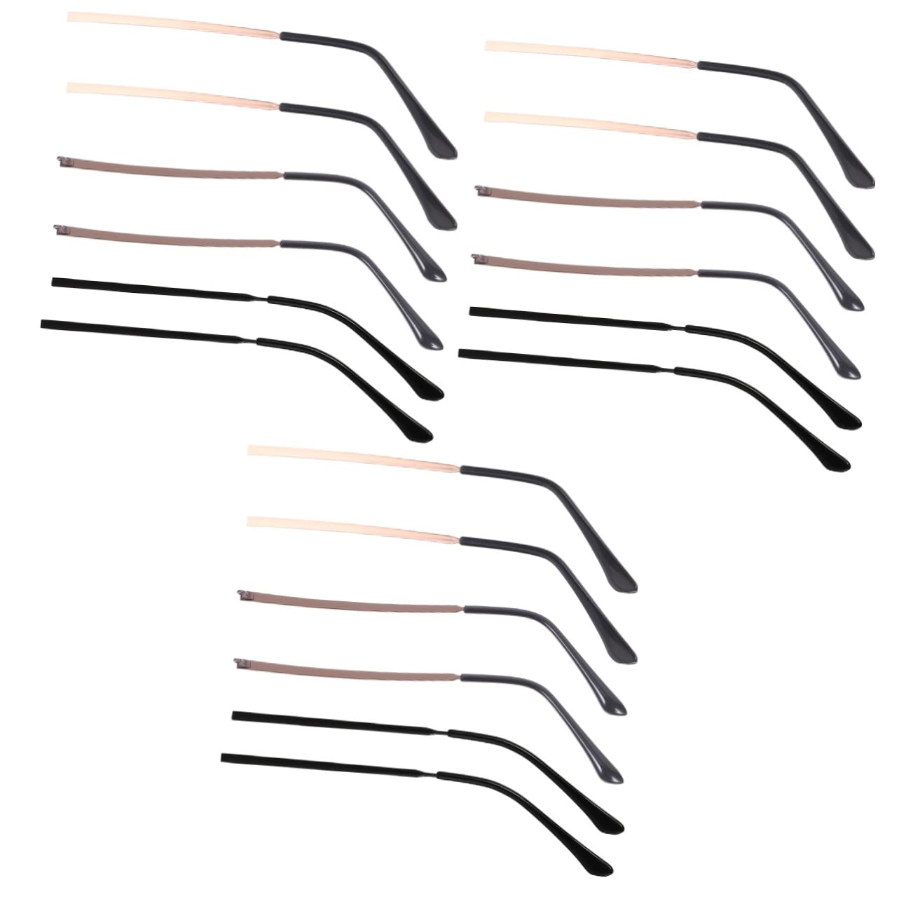 ULTECHNOVO 9paare Brillenbügel Ersatzteile Für Brillen Sonnenbrillen Und Lesebrillen Komfortable Metallbügel Für Optimalen Halt Und Stilvolle Anpassung Inklusive