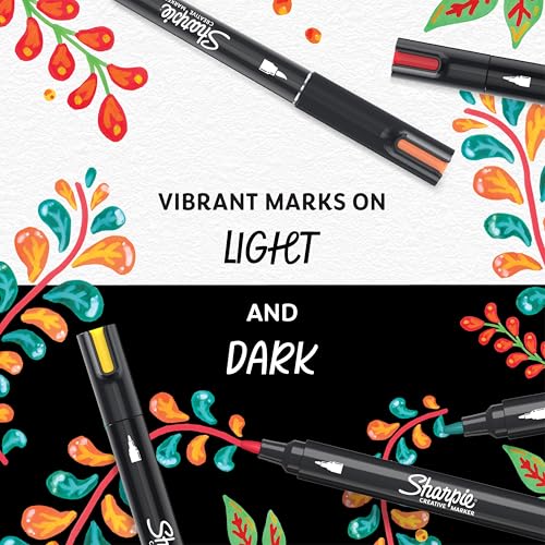 Sharpie Creative Marker Pennarelli Acrilici per Hobby Creativi | Pennarelli a base d'acqua con punta tonda | deali per Fai da TeDecorazioni e Scuola | Lilla | 6 Pezzi
