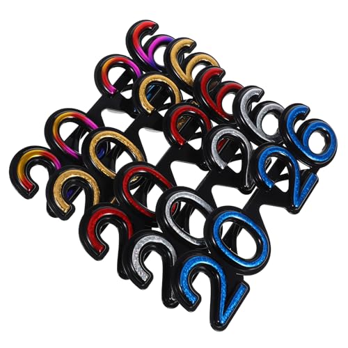 LOGOFUN 5pcs Happy New Year 2026 Number Glasses Photo Props