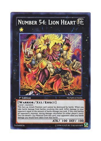 Amazon.co.jp: 遊戯王 英語版 NUMH-EN026 Number 54: Lion Heart No.54