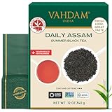 VAHDAM, Assam Black Tea Leaves (340g/12oz) 170+ Servings | High Caffeine, Non GMO, Gluten Free | STRONG, MALTY & RICH | Pure Unblended Single Origin Black Loose Leaf Tea | Vacuum Sealed