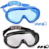 Yizerel 2 Pack Swim Goggles, Swimming Glasses for Adult Men Women Youth, No Leaking Anti Fog UV 400...