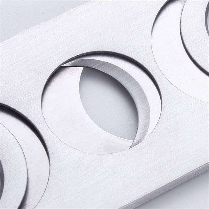 JDIME Cigar Cutter Square Stainless Steel Silver Metal Guillotine Scissors Portable Pocket Smoking Tool Accessories