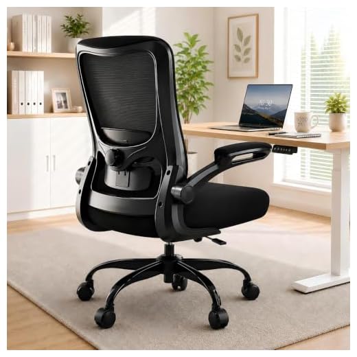 Zeonsit Ergonomic Office Chair - High Back Desk Chair with Adjustable Lumbar Support, Breathable Mesh Back, 330LBS Capacity, Easy Assembly, for Home Office Executive Computer Task