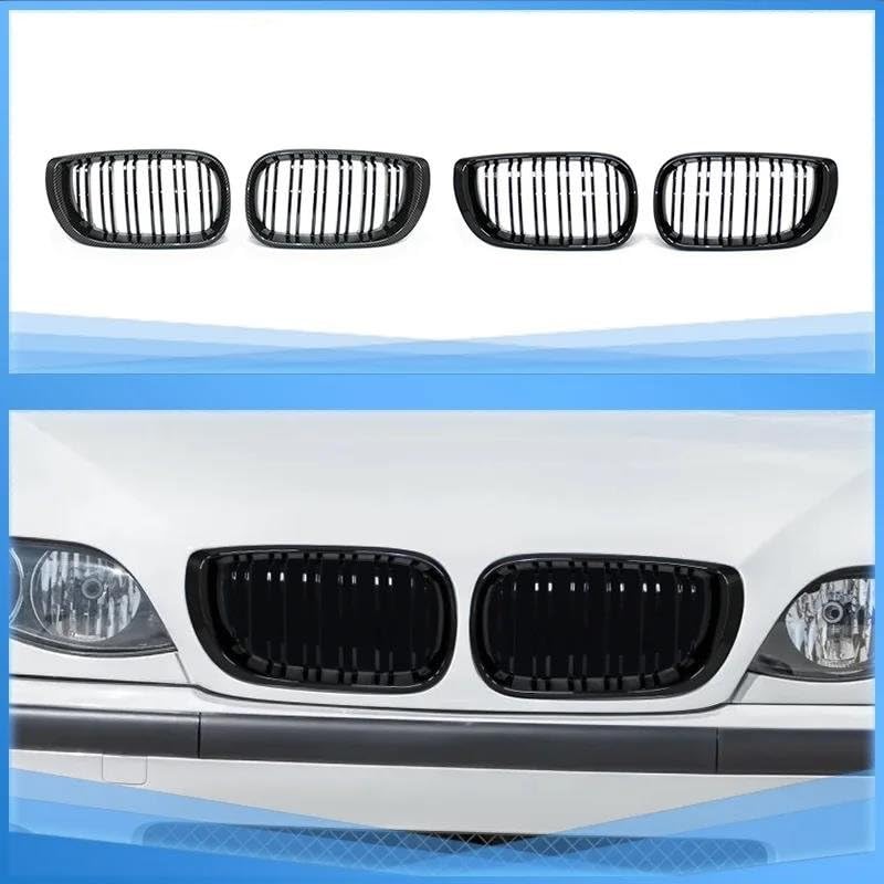 Calandre avant double lamelles pour vos trajets en BMW Série 3 E46