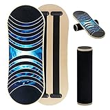 balance board übungen download 【KOORDINATION VERBESSERN】Legen Sie das Rollbrett einfach unter das Brett und balancieren Sie Ihren Körper auf dem Brett, während Sie hin und her wippen. Die kontinuierliche Bewegung trainiert die Rumpfmuskulatur, wobei Beine, Rumpf, Rücken und Hüften angesprochen werden.