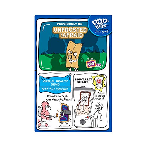 Pop-Tarts Breakfast Toaster Pastries, Unfrosted Blueberry, Bulk Size, 96 Count (Pack Of 12, 14.7 Oz Boxes) #TOP5