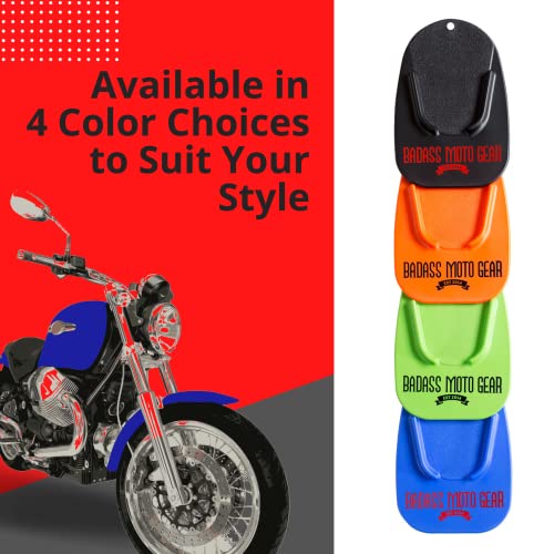 Badass Moto Motorcycle Kickstand Pad - Black - American Made In Usa. Rugged, Durable W Color Choices - Kick Stand Coaster/Support Plate Helps Park Your Bike On Hot Pavement, Grass, Soft Ground #TOP4