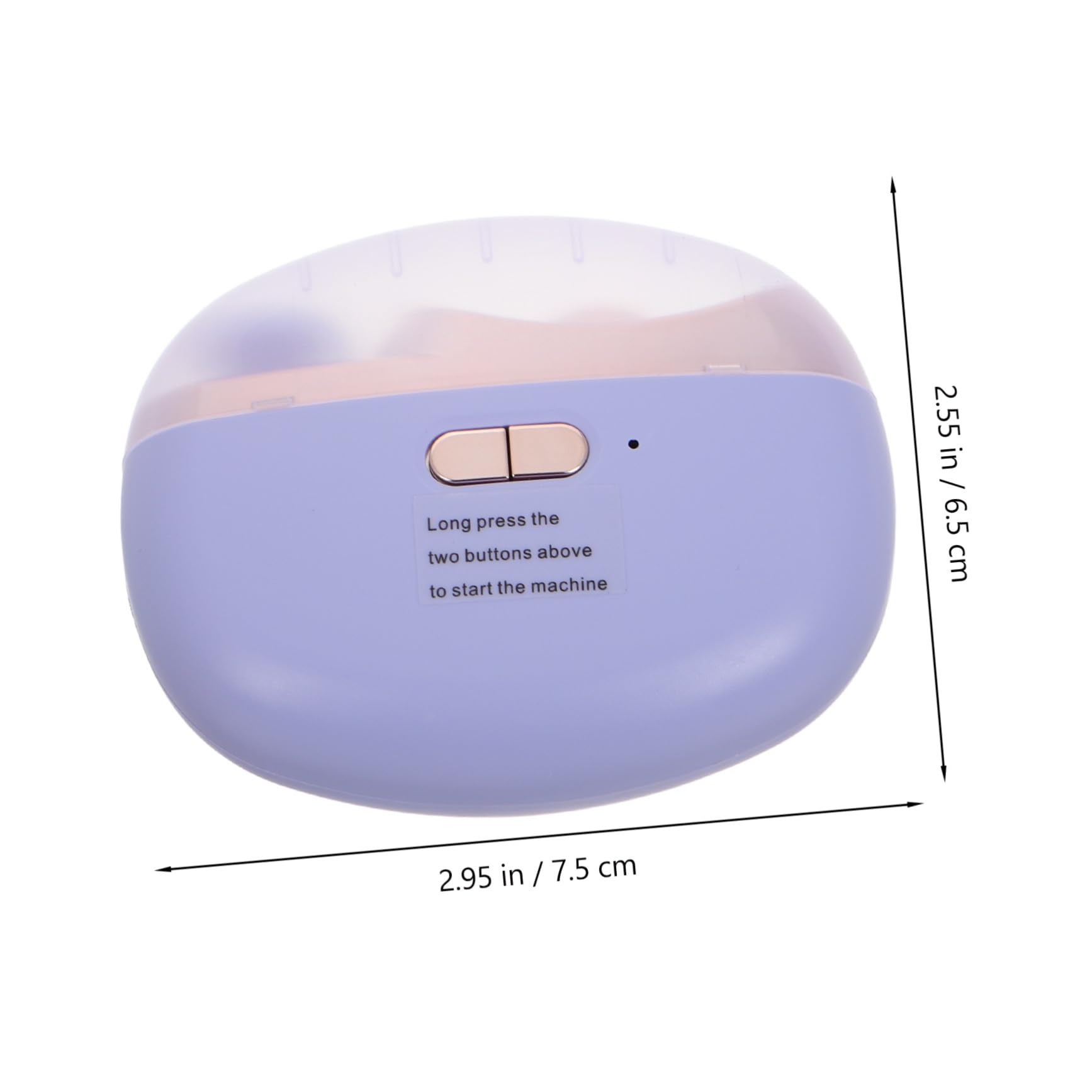 Cortaúñas Eléctrico Automático Velocidad Función Pulidora y Luz LED Seguro para Adultos Recargable y Fácil de Usar para Uñas de Pies y Manos