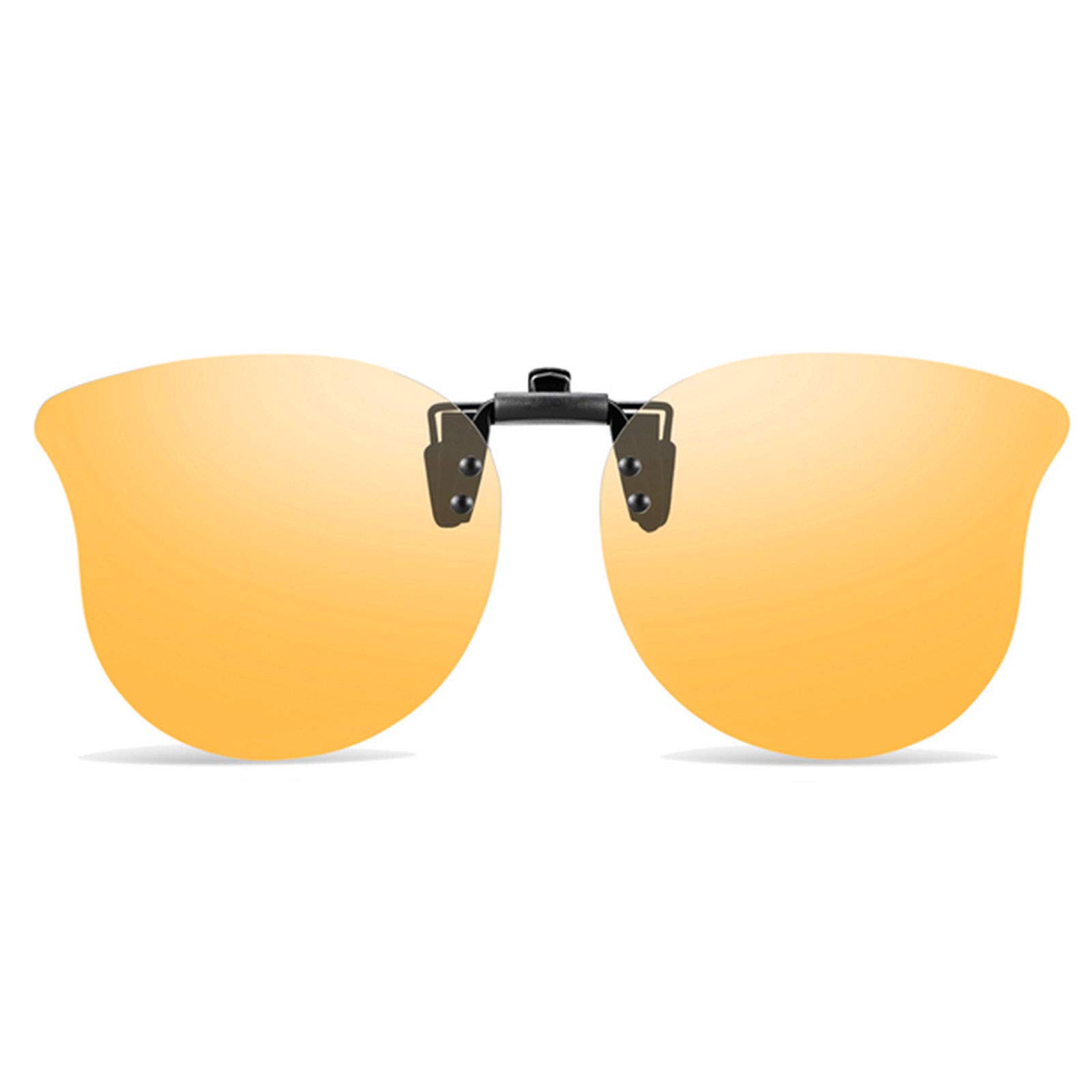 FF FRAZALAFF FRAZALA Polarized Cat Eye Clip-on Sunglasses Anti-Glare UV Protection Oversized Sunglasses Over Prescription Glasses