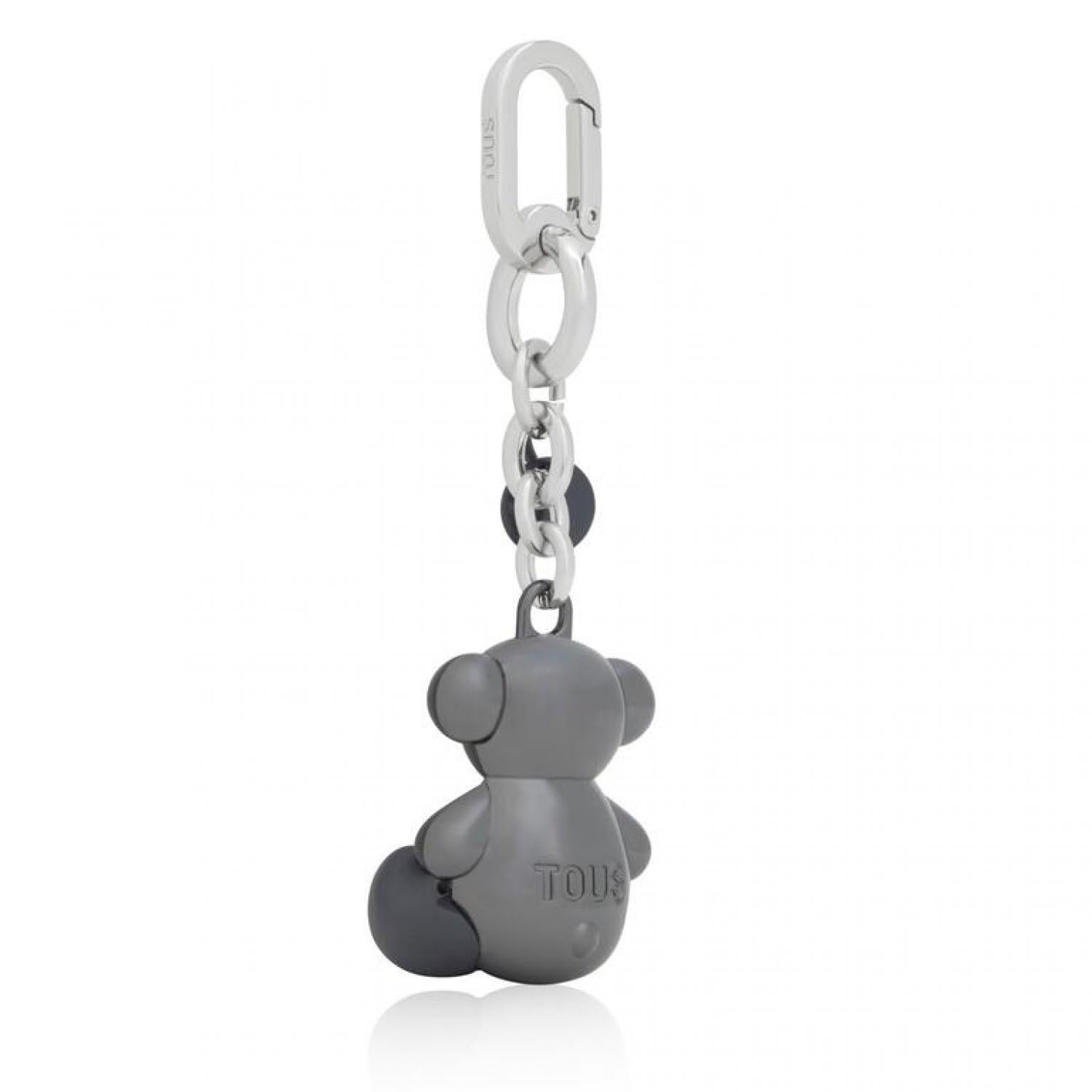 TOUS Llavero Metal Negro, Para Mujer, Medidas 4,1 x 3,3 x 2,8 cm, Colección Bold Bear