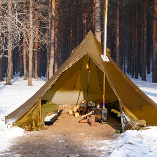 Carpa Tipi Camping Ligera Impermeable para 2-4 Personas miniatura 5
