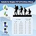 TheFitLife Nordic Walking Mountaineering Anti Shock Hiking Trekking Walking Trail Poles, 2-Pack, Folding Collapsible Alpenstocks, Ultralight for Travel Mountaineering (Blue)