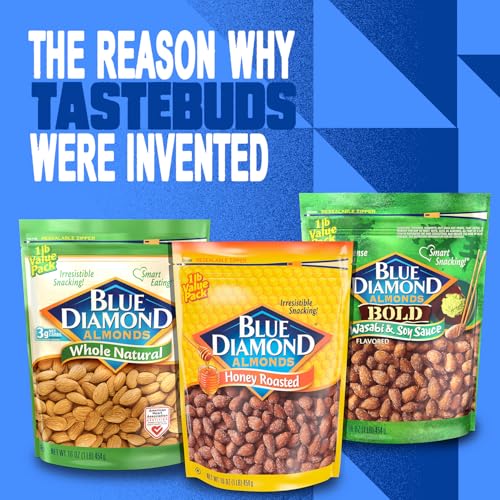 Image of Blue Diamond Almonds, Oven Roasted Dark Chocolate Flavored Snack Nuts Perfect for Snacking, On-the-go, Lunches and More, 40 oz.