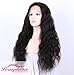 Persephone 180% Density 360 Lace Frontal Wig Pre Plucked with Baby Hair Brazilian Remy Deep Body Wave 360 Lace Human Hair Wigs for Black Women Natural Color 12 Inch