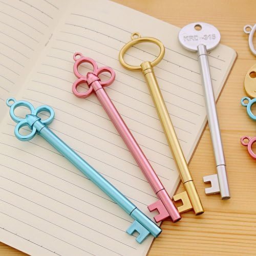 4Pcs/Set Gel Pen Set Key Kawaii School Supplies Office Stationary Photo Album Kawaii Pens School Stationery