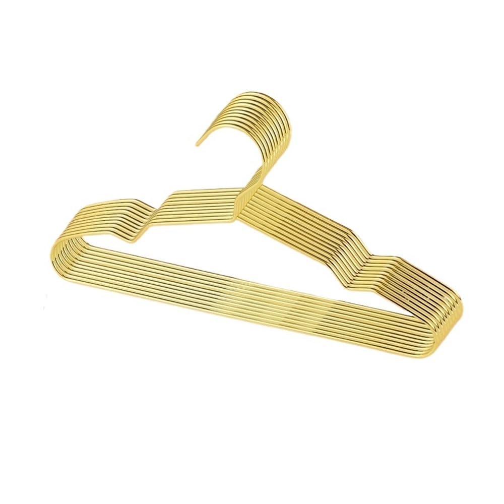 Pet Apparel Hangers Metal Clothes Hanger For Store Support Gold Color(25CM)