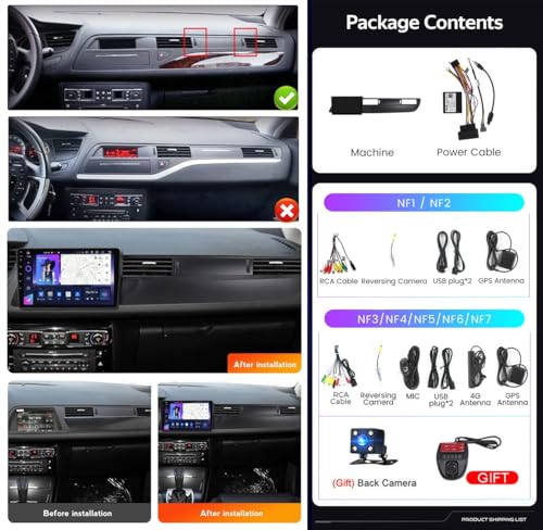 Autoradio Android 13 pour Citroën C5 doté de CarPlay et Android Auto sans fil - 8