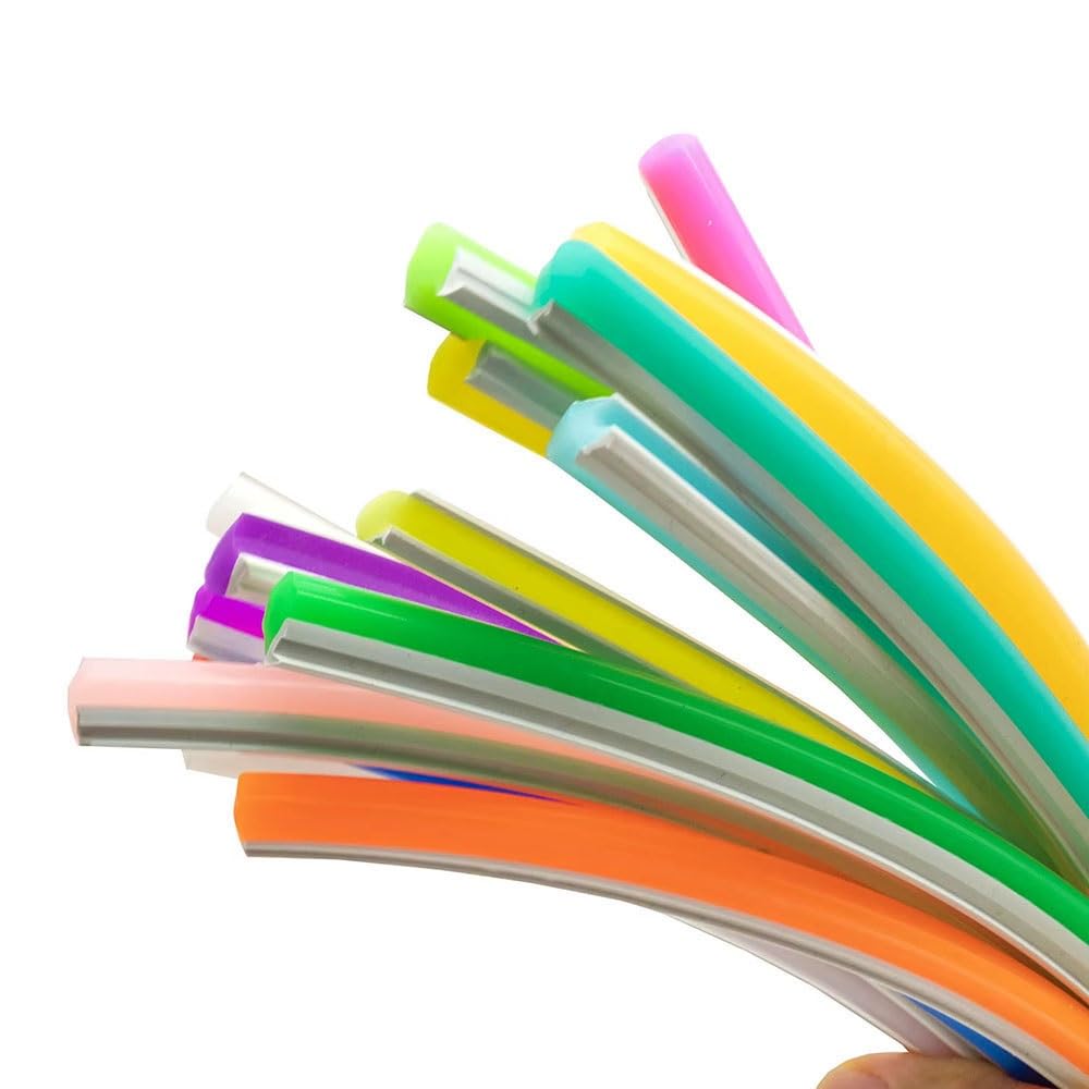 CYJAZNHH Diffuser 6mm Neon Strip Tube Multicolor 5m(Grün)