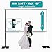 Fotoumgl 10x10ft Pipe and Drape Stand Kit, Adjustable Heavy Duty Backdrop Stand with Metal Steel Flat Base, Large Extendable Sturdy Photo Background Stand Frame for Wedding Parties Banner Photography