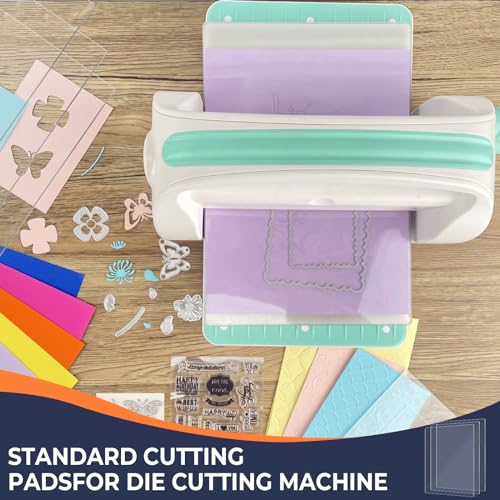 Neworkg 4 Pack Acrylic Cutting Pads, Clear Cutting Plates for Die Cutting Machine and DIY Craft