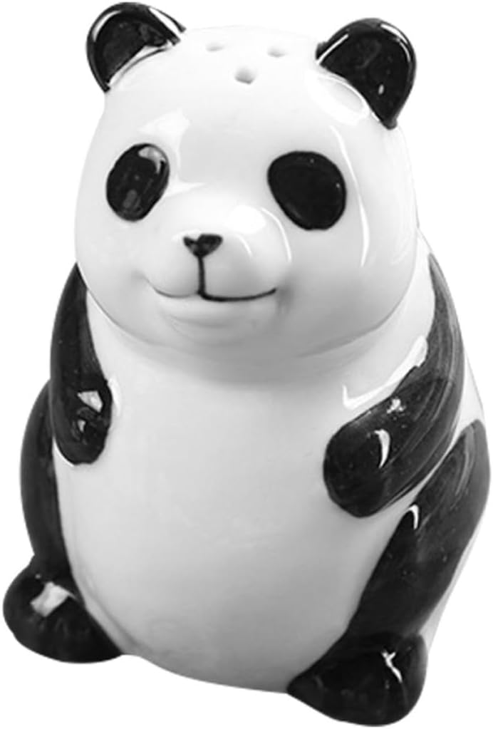 Panda Shaped Ceramic Salt and Pepper Shaker Cute Kitchen Decor