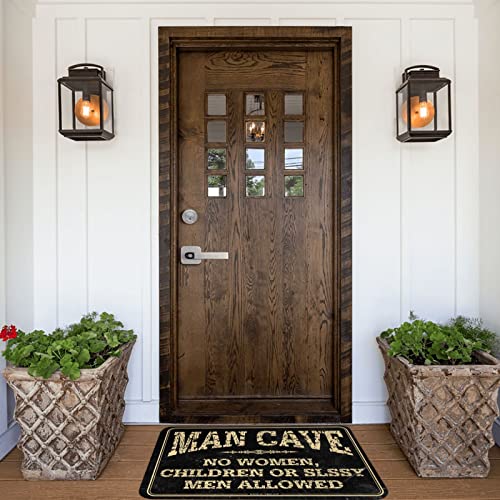 Tapis de porte intérieur de qualité supérieure uni format 50 x 80 cm
